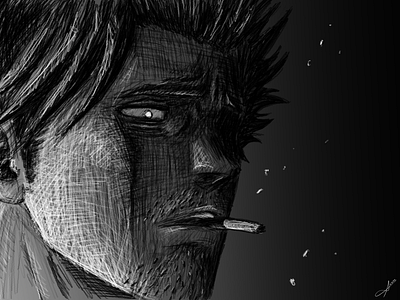 Yami (Black Clover) anime black clover darkness illustration illustration digital manga sukeshiro yami