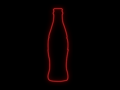 Coka cola in neon