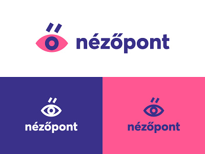 Viewpoint Logo Exploration Nr. 1 branding bright color combinations design event branding exploration eye logo logo design minimal minimalist logo psychology self knowledge typography vector viewpoint