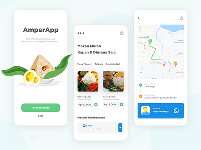 AmperaApp Cheap Food Delivery