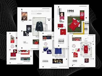 Kits Collection 1 branding crispy english premier league football graphic design jersey kits liverpool manchester united minimalism soccer social media post white