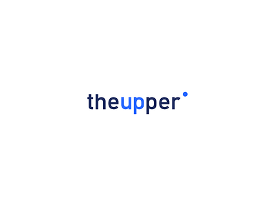 Theupper brading brand brand identity branding color design designs flat freelance group icon logo logos popular profile theupper typogaphy typography vector