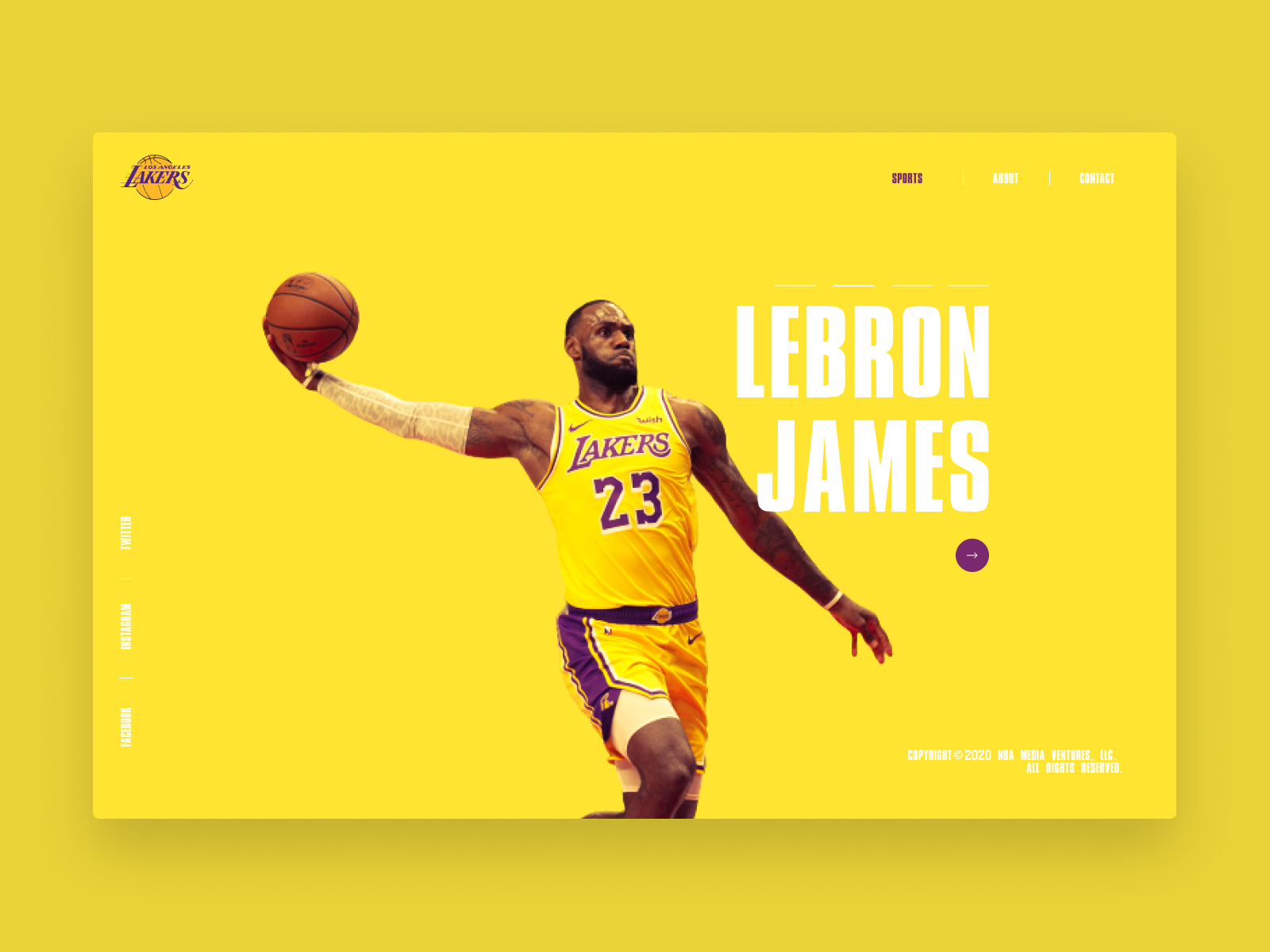 lebron james yellow