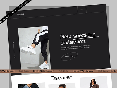 Clothing Store // Landing Page clothing css design dribble figma graphic design html javascript photoshop store uiuxdesign web webdesign