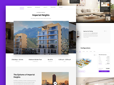 Brand Falcon Developer Page brand dedicated page house housing real estate ui ux