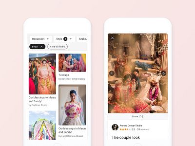 Wedding Ideas and Inspiration (on Mobile Web)