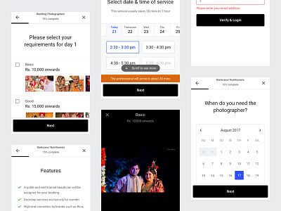 Question Templates on Mobile Web (and introducing Design System) clean create mobile neat options qna questions ui ux visual design web design