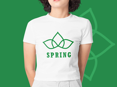 Spring Concept app icon brand brand identity brand logo branding color concept design graphic design green icon identity inspiration logo logo designer logos minimal monogram spring ui