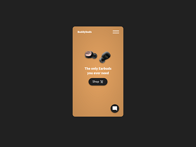Earbud page Design
