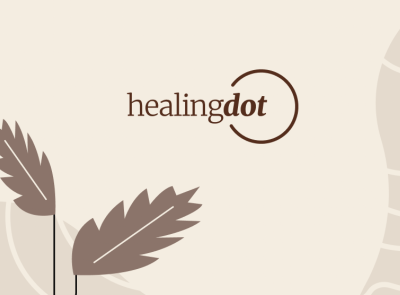 HealingDot logo branding logo startup