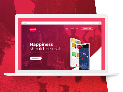 Yepah! website landing page startup website