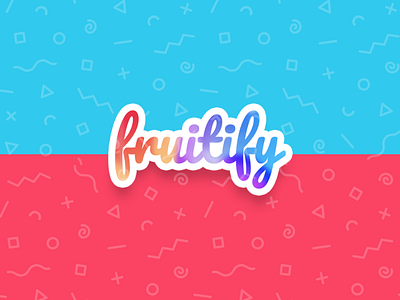 Fruitify logo fruit logo startup