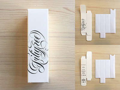 Box Design (Front) graphic design minimal packaging design typography