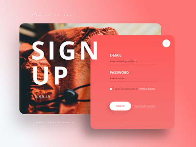 Daily Ui  001 Sign Up (.sketch)