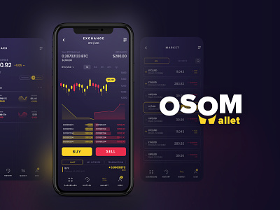 OSOM Crypto Wallet bitcoin crypto crypto exchange crypto wallet cryptocurrency ethereum mobile app payments stepwise wallet