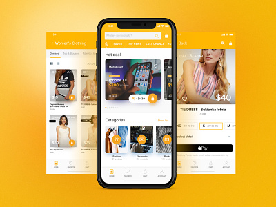 S-Commerce - Mobile App app clothes commerce design discount e commerce minimal mobile onlineshopping s commerce shoes shop shopapp shopping stepwise