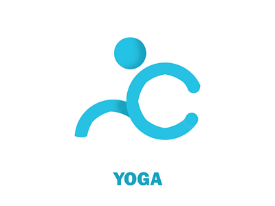Yogo Studio Logo art blue design digital art healthy ilustrator logo poster sell sport yoga