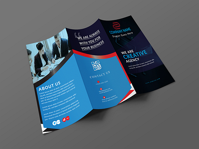 Corporate Brochure Design branding brochure brochure design brochure mockup brochure template brochure tri fold design flyer design typography ui ux vector