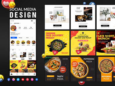 design social media posts  banner  flyer  cover and header
