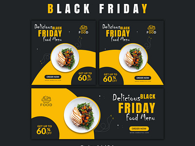 BLACK FRIDAY SOCIAL MEDIA AND WEB BANNER