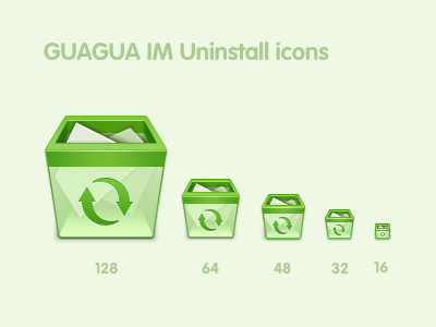 Guagua Im Uninstall Icons icons uninstall
