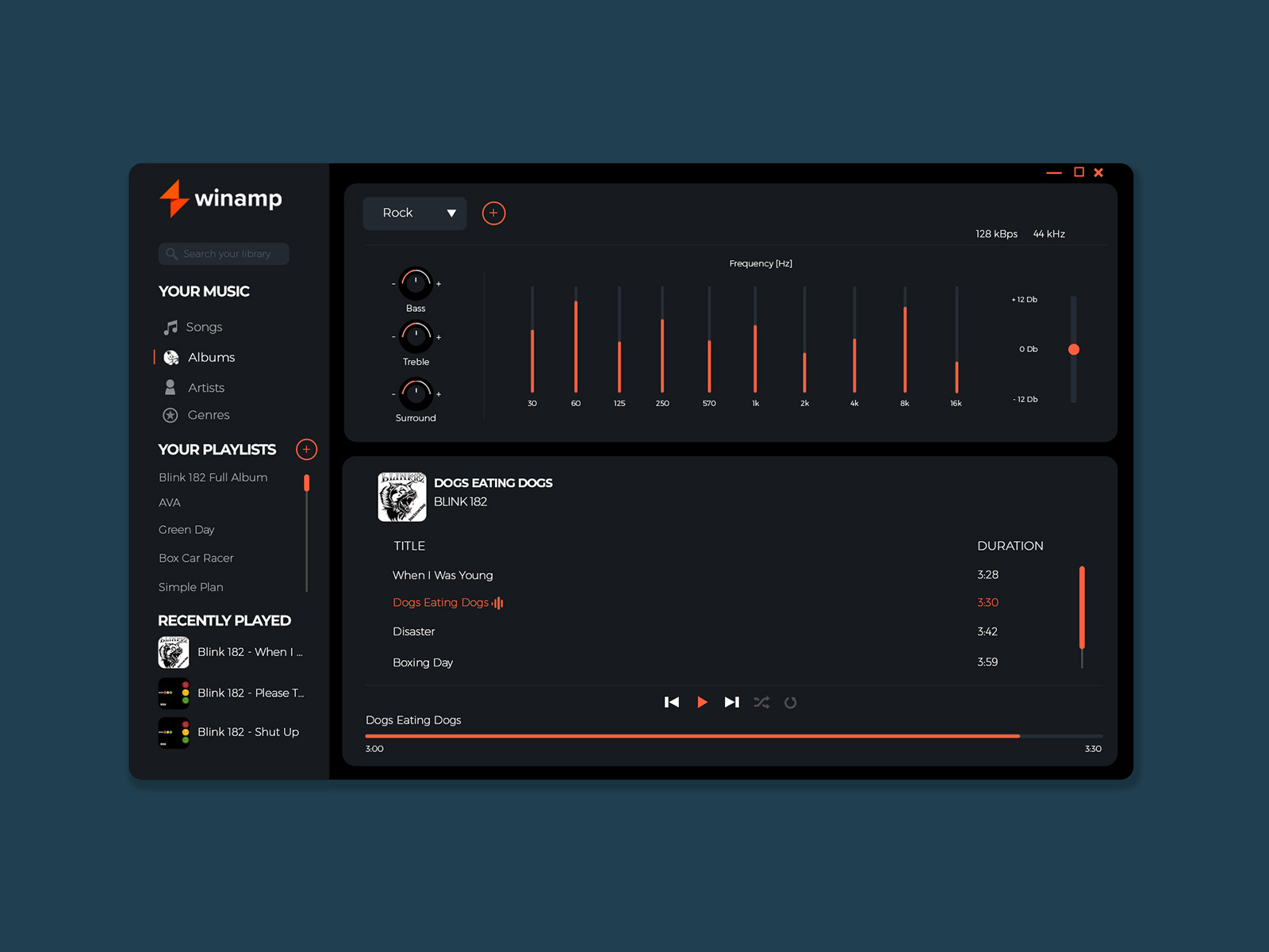 Redesign Winamp UI by Ryan Sapta Adi Putra DS on Dribbble