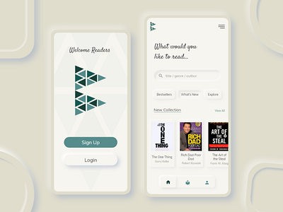 Book Store app design dribble illustration logo ui user experience userinterface ux web