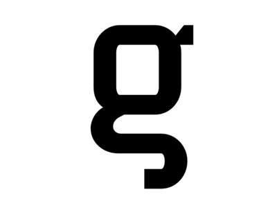 custom g display font glyph letter type design typeface typography