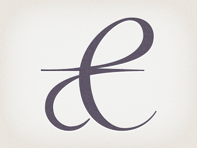 Thoughts on an Ampersand ampersand glyph lettering typography