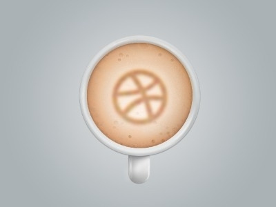 A cup of coffee coffee dribbble icon