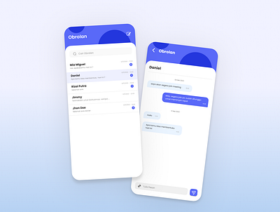 Chat Concept Design app chat design mobile ui