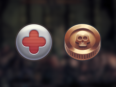 Simple game icons