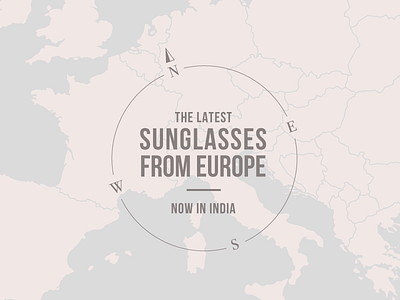 Sunglasses styles from Europe