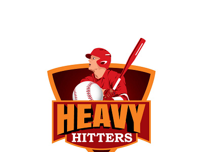 Heavy Hitters Logo creative creative design creative logo design illustration logo mascot mascot logo vector