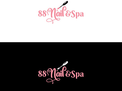 Nails and Spa Logo creative creative design creative logo design icon illustration logo logo design logo designer logodesigner mascot