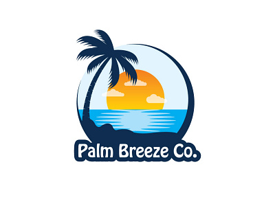 Palm Breeze Logo creative creative design creative logo design logo logo design logodesign logodesigner vector