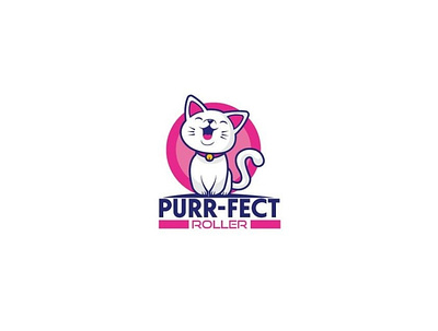 Purr-Fect Logo branding creative design creative logo design illustration logo logo design mascot vector