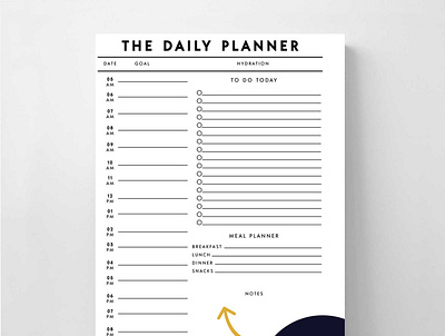 planner design one page agenda branding calendar design planner planners