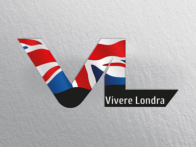 vivere londra logo design