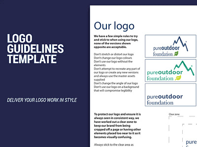 Branding guidelines branding corporate identity design logo logotype minimal vector