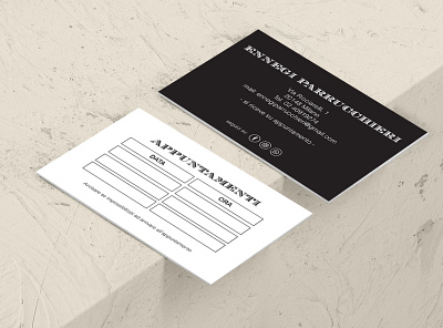 hairdresser business card branding corporate identity design logo logotype minimal vector