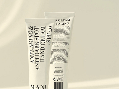 cream tube design