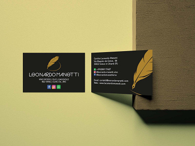 wine business card