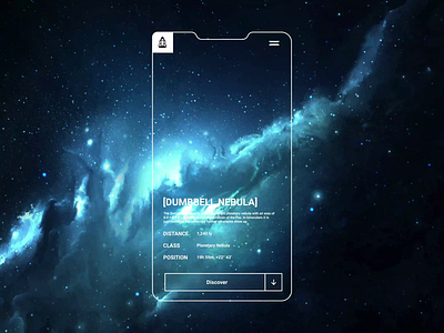 Space travel app after effects animation app dark figma frosted glass glassmorphism minimal mobile prototyp space ui universe ux
