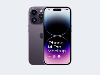 Free iPhone 14 Pro Mockup ( PSD - Sketch - Figma )