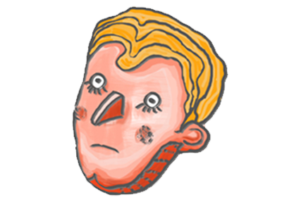 Kafa1 doodle head illüstration