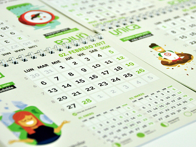 Illustration Branding Calendar branding calendar card flat illustration