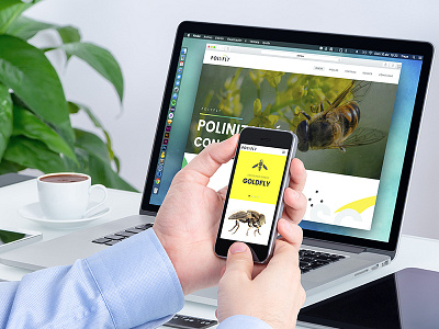 Pollinating flies agro brand design flies pollinating ui ux visual web