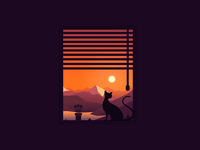 Viewfinder beautiful cat illustration lakes landscape mountains photography sunset udaipur vector viewfinder window