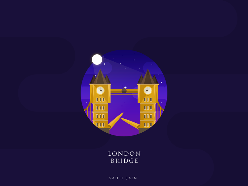 London Bridge bridge flat icon india landmak london love minimal tourism udaipur uk world